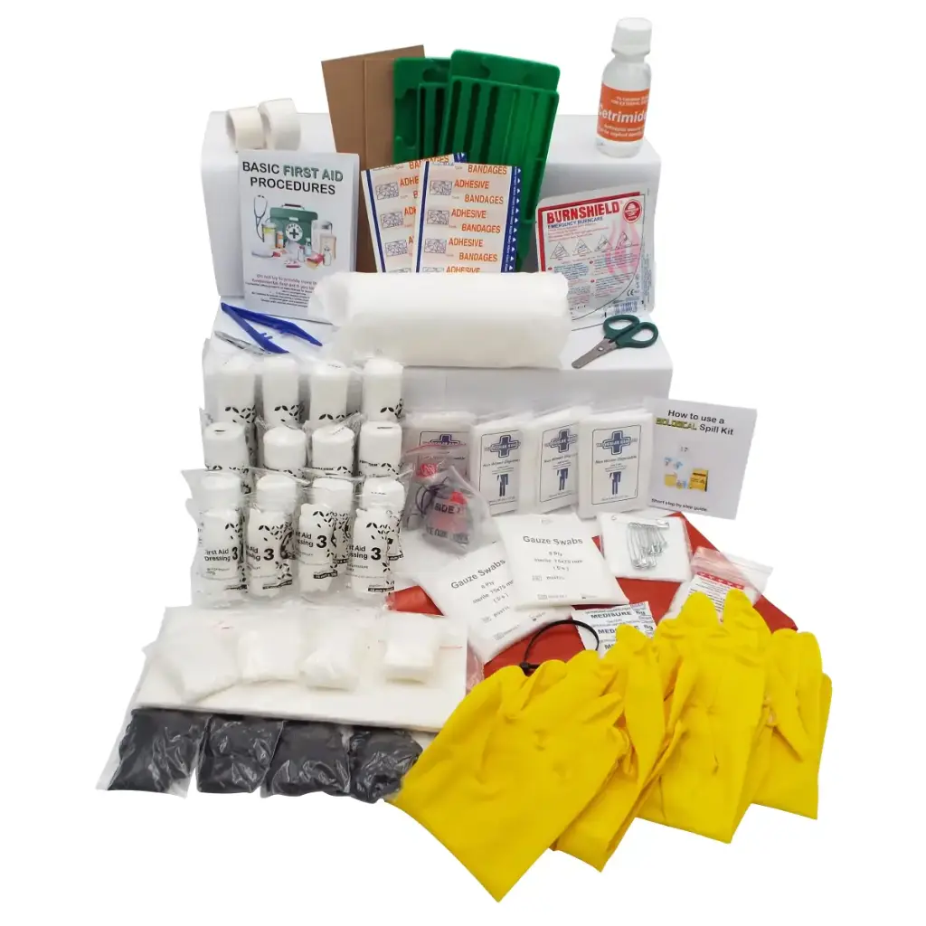 First Aid Factory Regulation 3 Kit  Complete In White Metal Box main image 1